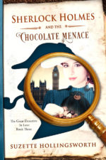 book cover for Sherlock Holmes and the Chocolate Menace